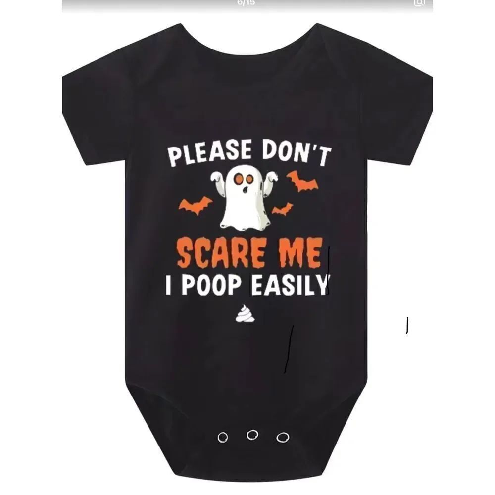New Halloween Funny Pattern Baby Romper 3-6M
